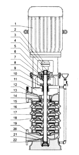 大东海泵业DL泵结构图