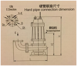 大东海泵业JYWQ泵外形尺寸图