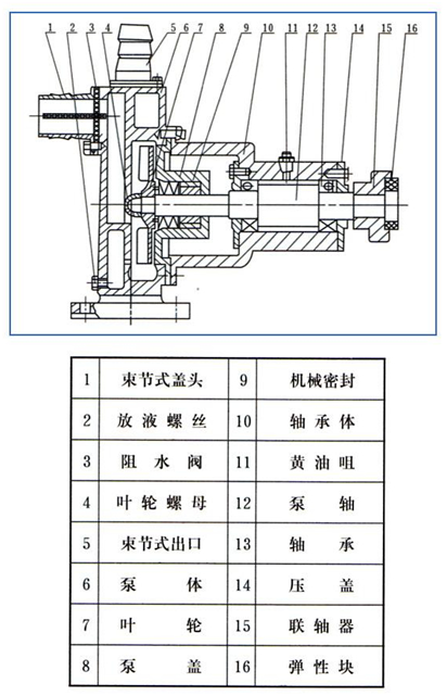 大东海泵业自吸化工泵结构图