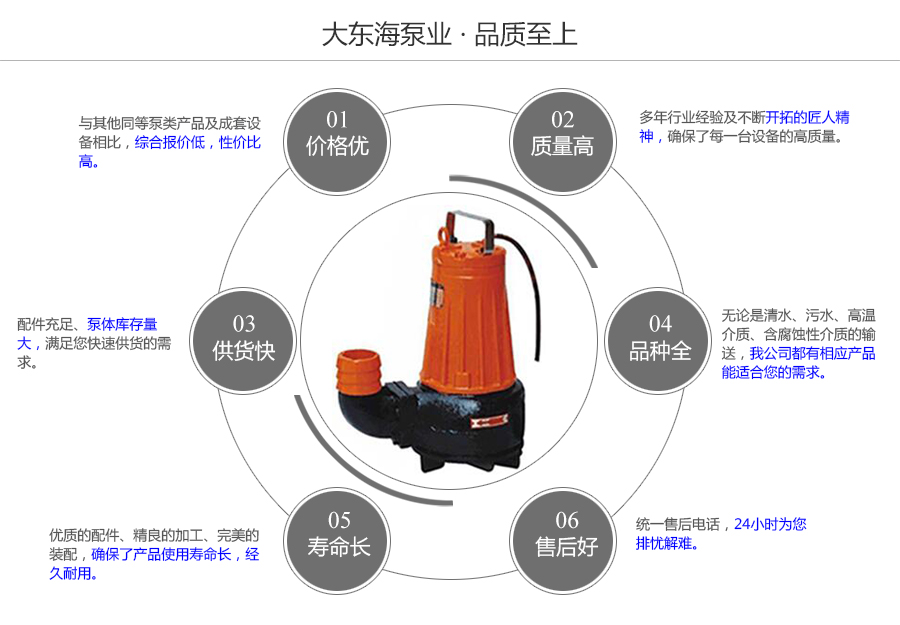 大东海泵业撕裂式潜水泵质量保证图