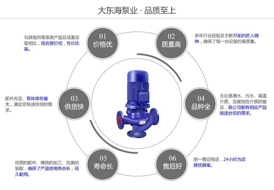 大东海泵业管道排污泵质量保证图