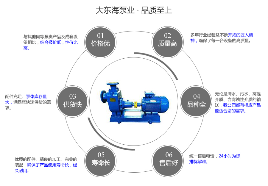 大东海泵业ZW型自吸式排污泵质量保证图