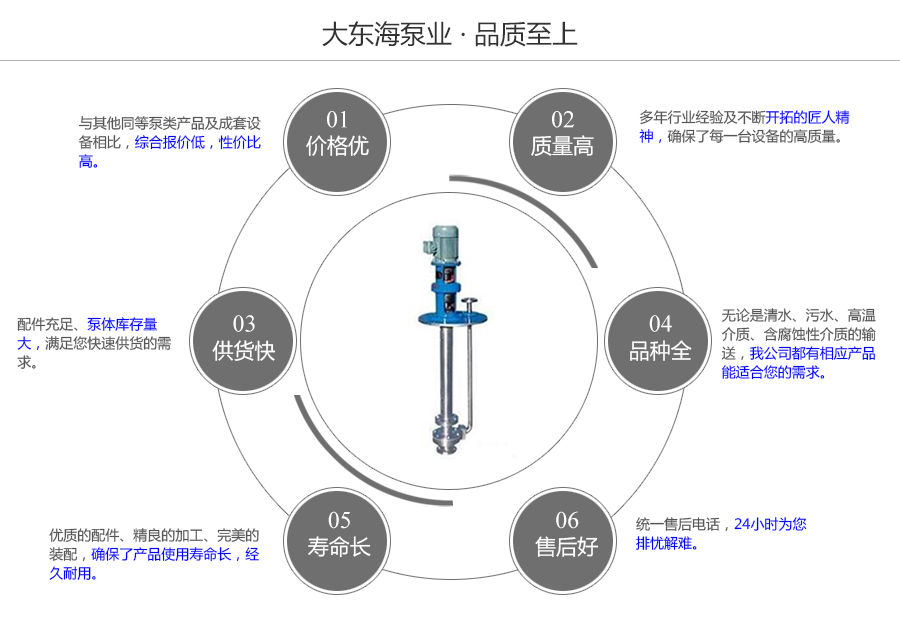 大东海泵业不锈钢液下泵质量保证图