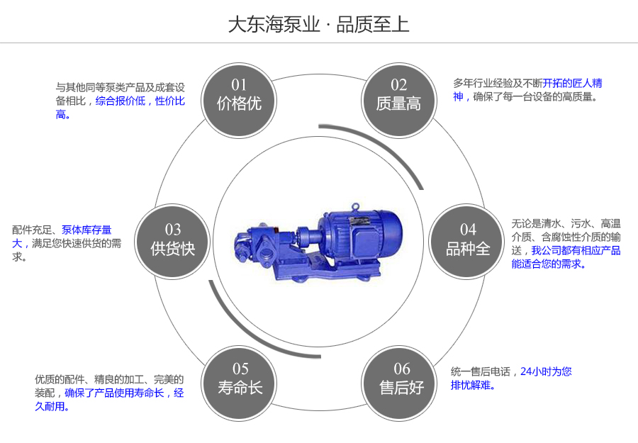 大东海泵业KCB齿轮泵质量保证图