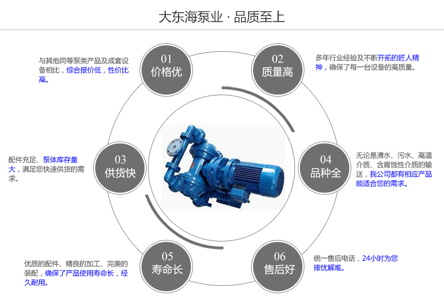 大东海泵业DBY型电动隔膜泵质量保证图