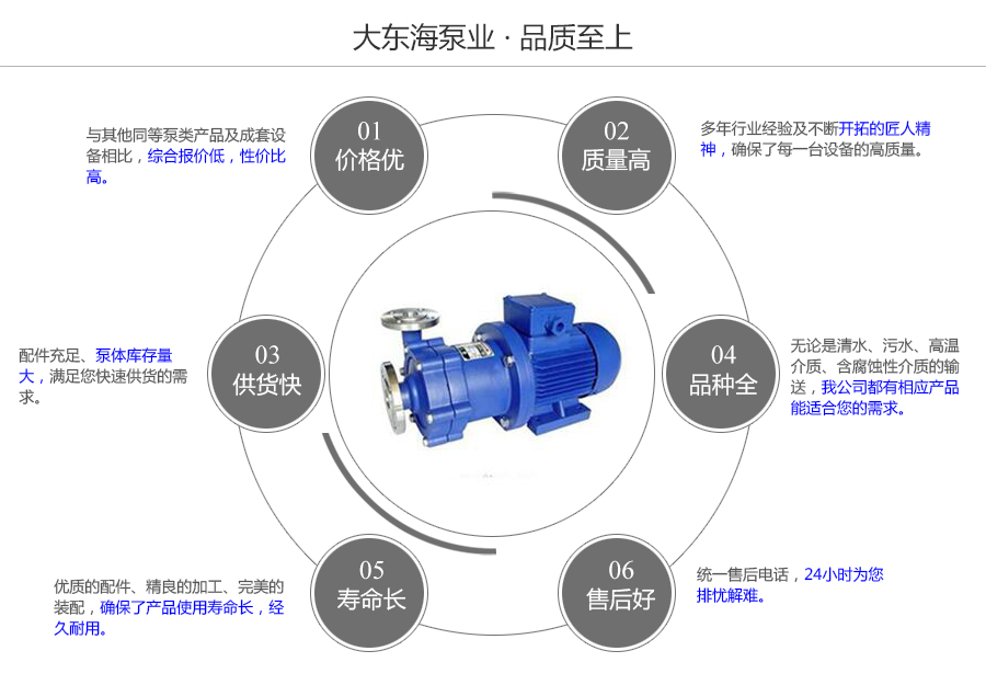 大东海泵业不锈钢磁力泵质量保证图