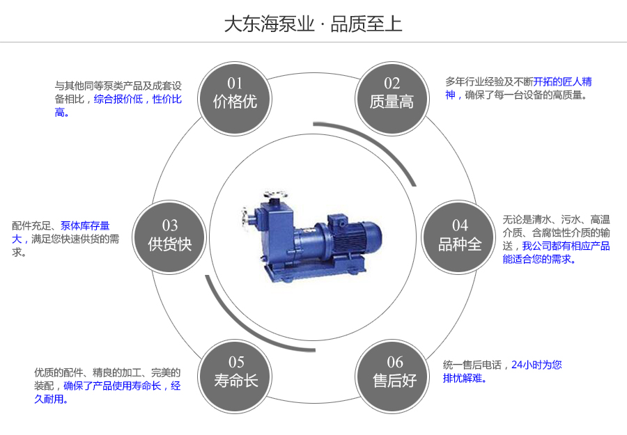 大东海泵业ZCQ型自吸式磁力泵质量保证图