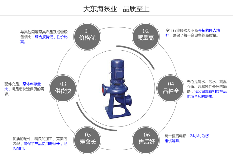 大东海泵业立式污水泵质量保证图